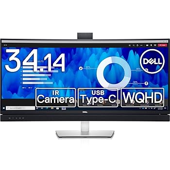 【中古】Dell C3422WE 34.14インチ 曲面 ビデオ会議 モニター ディスプレイ (3年間無輝点交換保証/WQHD/IPS 非光沢 3800R曲面/USB-C DisplayPort HDMI/sRGB 99%/高さ 傾き調整/LANポート(RJ45)/ドック搭載/IRカメラ マイク スピーカー) Teams認定 顔認証 収納可能カメラ【メーカー名】【メーカー型番】【ブランド名】Dell ディスプレイ 【商品説明】Dell C3422WE 34.14インチ 曲面 ビデオ会議 モニター ディスプレイ (3年間無輝点交換保証/WQHD/IPS 非光沢 3800R曲面/USB-C DisplayPort HDMI/sRGB 99%/高さ 傾き調整/LANポート(RJ45)/ドック搭載/IRカメラ マイク スピーカー) Teams認定 顔認証 収納可能カメラ画像はサンプル写真のため商品のコンディション・付属品の有無については入荷の度異なります。※中古品のため「限定」「初回」「保証」「DLコード」などの表記がありましても、特典・付属品・保証等は付いておりません。中古品のため使用に影響ない程度の使用感・経年劣化（傷、汚れなど）がある場合がございます。※中古品の特性上ギフトには適しておりません。当店では初期不良に限り、商品到着から5日間は返品を受け付けております。お問い合わせ・メールにて不具合詳細をご連絡ください。お客様都合での返品はお受けしておりませんのでご了承ください。他モールとの併売品の為、売り切れの場合はご連絡させて頂きます。★ご注文からお届けまで1、ご注文（24時間受付）2、注文確認⇒当店から注文確認メールを送信致します3、在庫確認⇒中古品は受注後に、再メンテナンス、梱包しますので、お届けまで3日〜10日程度とお考え下さい。4、入金確認⇒前払い決済をご選択の場合、ご入金確認後、配送手配を致します5、出荷⇒配送準備が整い次第、出荷致します。配送業者、追跡番号等の詳細をメール送信致します。6、到着⇒出荷後、1〜3日後に商品が到着します。※離島、北海道、沖縄は遅れる場合がございます。予めご了承下さい。お電話でのお問合せは少人数で運営の為受け付けておりませんので、お問い合わせ・メールにてお願い致します。ご来店ありがとうございます。当店では良品中古を多数揃えております。お電話でのお問合せは少人数で運営の為受け付けておりませんので、お問い合わせ・メールにてお願い致します。