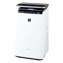 【中古】シャープ 加湿 空気清浄機 プラズマクラスター NEXT(50000) プレミアム 23畳 / 空気清浄 40畳 自動掃除 2019年モデル ホワイト ...