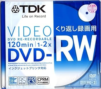 【中古】DRW120DPWA1A-D TDK DVD-RW 繰り返