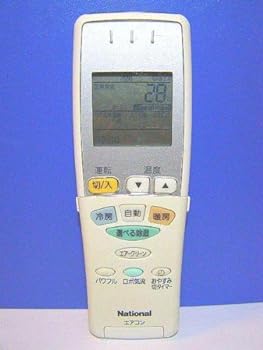 【中古】ナショナル エアコンリモコン A75C3121