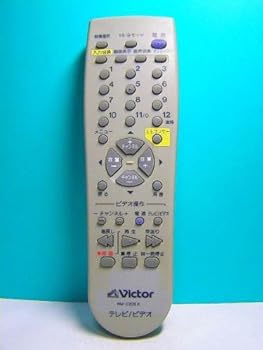 【中古】ビクター テレビ ビデオリモコン RM-C208 K