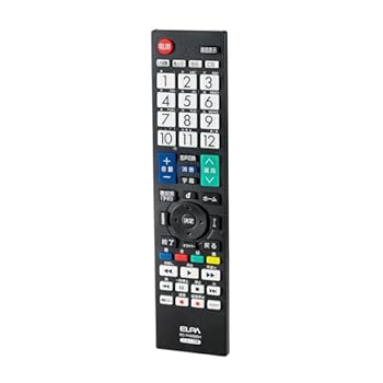 【中古】エルパ (ELPA) テレビリモコンシャープ 動作距離:約7m 電池持続時間約12ヶ月 RC-TV009SH