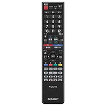 For Visual Equipments - 【中古】SHARP(シャープ) 純正テレビ用リモコン　RRMCGD162WJSA【部品番号：0106380480】