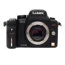 【中古】パナソニック デジタル一眼カメラ GH1 ボディ コンフォートブラック DMC-GH1-K