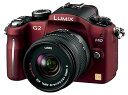 【中古】Panasonic デジタル一眼カメラ G2レンズキット(14-42mm/F3.5-5.付属) コンフォートレッド DMC-G2K-R