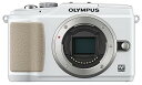 【中古】OLYMPUS ミラーレス一眼 E-PL2 ボディ ホワイト E-PL2 BODY WHT