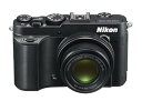 【中古】Nikon デジタルカメラ COOLPIX P7700 大口径レンズ バリアングル液晶 ブラック P7700BK