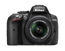 【中古】Nikon デジタル一眼レフカメラ D5300 18-55mm VR II レンズキット ブラック 2400万画素 3.2型液晶 D5300LK18-5...