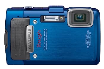 楽天スカーレット2021【中古】OLYMPUS デジタルカメラ STYLUS TG-835 Tough ブルー 防水性能10m GPS機能 電子コンパス TG-835 Tough BLU