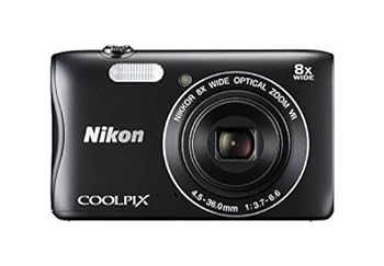 【中古】Nikon デジタルカメラ COOLPIX S3700 ブラック 光学8倍ズーム 2005万画素 S3700BK
