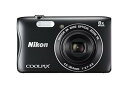【中古】Nikon デジタルカメラ COOLPIX S3700 ブラック 光学8倍ズーム 2005万画素 S3700BK