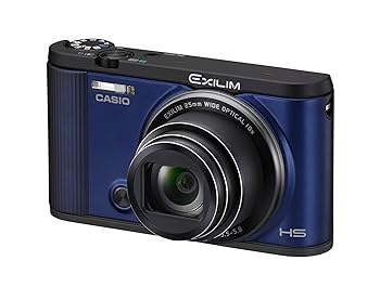 楽天スカーレット2021【中古】CASIO デジタルカメラ EXILIM EX-ZR1600BE 自分撮りチルト液晶 オートトランスファー機能 Wi-Fi/Bluetooth搭載 ブルー