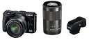 【中古】Canon ミラーレス一眼カメラ EOS M3 ダブルズームEVFキット(ブラック) EF-M18-55mm F3.5-5.6 IS STM EF-M5...