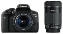 【中古】Canon デジタル一眼レフカメラ EOS Kiss X8i ダブルズームキット EF-S18-55mm/EF-S55-250mm 付属 EOSKISS...