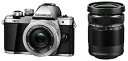 【中古】OLYMPUS ミラーレス一眼カメラ OM-D E-M10 MarkII EZダブルズームキット シルバー