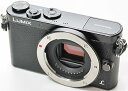 【中古】Panasonic デジタル一眼カメラ ルミックス GM1 ブラック DMC-GM1 ボディ