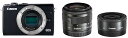 【中古】Canon ミラーレス一眼カメラ EOS M100 ダブルレンズキット ブラック EOSM100BK-WLK