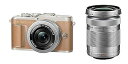 【中古】OLYMPUS ミラーレス一眼カメラ PEN E-PL9 ダブルズームキット ブラウン