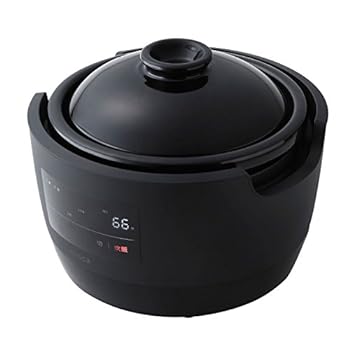 【中古】長谷園×siroca 全自動炊飯土鍋 かまどさん電気 SR-E111[3合炊き/おかゆ/おこげ/乾燥モード/雑穀米]