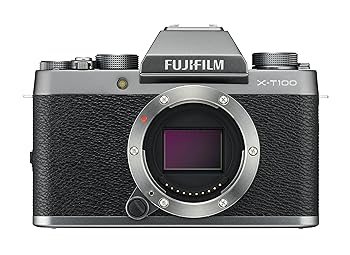 【中古】FUJIFILM ミラーレス一眼 X-T100ダークシルバー X-T100-DS