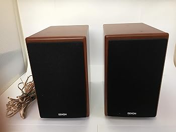 【中古】Denon スピーカーシステム (2台1組) 木目 SC-M37-M