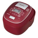 【中古】東芝 真空IHジャー炊飯器(5.5合炊き) シャインレッドTOSHIBA 合わせ炊き RC-10VRN-R