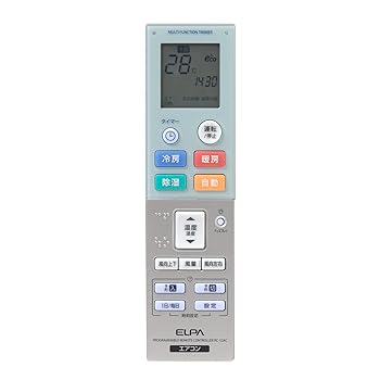【中古】エルパ (ELPA) タイマー付エアコンリモコン エアコン 汎用 動作距離約7m RC-32AC