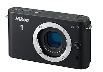 【中古】Nikon ミラーレス一眼 Nikon 1 J2 ボディー ブラック N1J2BK