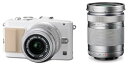 【中古】OLYMPUS ミラーレス一眼 PEN Lite E-PL5 ダブルズームキット ホワイト E-PL5 DZKIT WHT