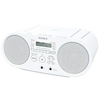 【中古】ソニー AUX CDラジオ ZS-S40 : FM/AM/ワイドFM対応 ホワイト ZS-S40 W