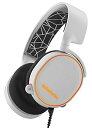 【中古】【国内正規品】密閉型 ゲーミングヘッドセット SteelSeries Arctis 5 White 61444
