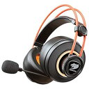 【中古 非常に良い】COUGAR ゲーミングヘッドセット IMMERSA PRO Ti チタンコーティングドライバ RGB照明搭載 インラインコントローラー CGR-U50MB-710【国内正規品
