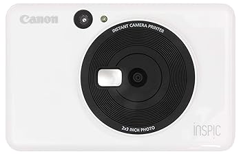 【中古】Canon インスタントカメラプリンター iNSPiC CV-123-WH ホワイト