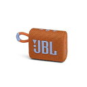 【中古】JBL GO3 Bluetoothスピーカー USB C充電/IP67防塵防水/パッシブラジエーター搭載/ポータブル/2020年モデル オレンジ JBL...