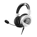 【中古】オーディオテクニカ ATH-GDL3 WH ゲーミングヘッドセット/開放型/PC/PS4/PS5/Switch/Xbox One/取り外しマイク / 3.5mmステレオ4 極ミニプラグ/(2)