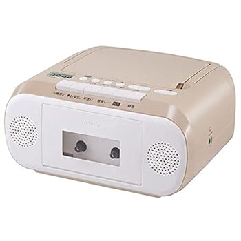 【中古】東芝(TOSHIBA) TY-CDM1-C(ベージュ) CDラジオカセットレコーダー ワイドFM対応