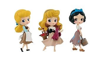 【中古】Disney Characters Q posket petit Cinderella Briar Rose Snow White シンデレラ ブライア ローズ 白雪姫
