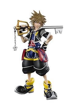 【中古】S.H.フィギュアーツ キングダム ハーツ ソラ(KINGDOM HEARTS II) 約130mm ABS PVC 金属(鎖パーツ)製 塗装済み可動フィギュア