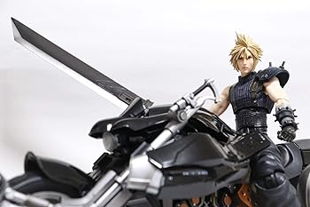 【中古】スクウェア・エニックス(SQUARE ENIX) ファイナルファンタジーVII リメイク PLAY ARTS改 クラウド・ストライフ & ハーディ＝デイトナ PVC製 塗装
