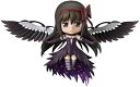 【中古】ねんどろいど 劇場版 魔法少女まどか☆マギカ 新編 叛逆の物語 悪魔ほむら ノンスケール ABS ATBC-PVC製 塗装済み可動フィギュア