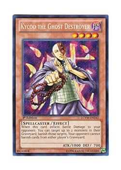 【中古】遊戯王 英語版 LCYW-EN242 Kycoo the Ghost Destroyer 霊滅術師 カイクウ (シークレットレア) 1st Edition