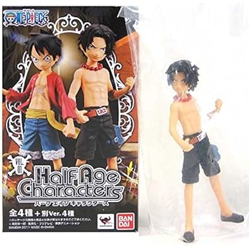 【中古】バンダイ 4 Half Age Characters ハーフエイジキャラクターズ Vol.1 ONE PIECE ワンピース ポートガス D エース 単品