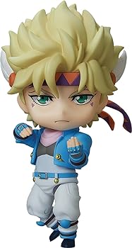 【中古】メディコス ねんどろいど TVアニメ『ジョジョの奇妙な冒険』 シーザー・A・ツェペリ ノンスケール ABS&PVC製 塗装済み可動フィギュア
