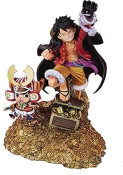 [중고]BANDAI SPIRITS 피규어츠 ZERO ONE PIECE 원숭이·D·루피 -WT100 기념 오다 에이이치로 신작 대해적 백경- 약 190mm ABS&PVC제 도장 완료