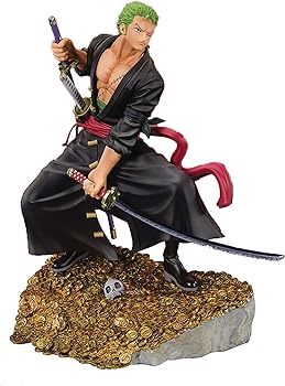 [중고] BANDAI SPIRITS 피규어츠 ZERO ONE PIECE 로로노아 조로 -WT100 기념 오다 에이이치로 신작 대해적 백경- 약 170mm ABS&PVC제 도장이 끝난 완성품