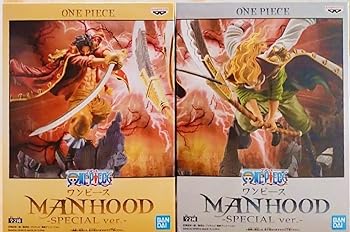 【中古】ワンピース MANHOOD SPECIAL ver 全2種セット フィギュア エドワード ニューゲート ゴール D ロジャー