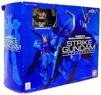 【中古】CHOGOKIN METAL METERIAL MODEL ストライクガンダム