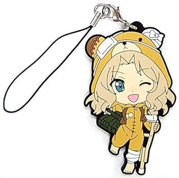 【中古】[バンプレスト] 一番くじ ガールズ＆パンツァー 劇場版 戦車道大作戦！ PART2 L賞 ボコられグマver. ラバーストラップ [ケイ]
