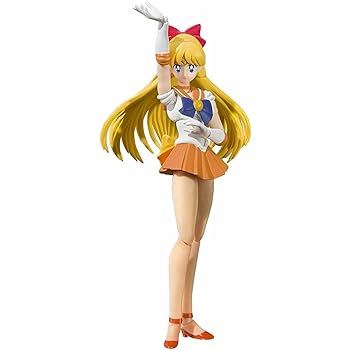 Beautiful Girl - 【中古】S.H.フィギュアーツ 美少女戦士セーラームーン セーラーヴィーナス -Animation Color Edition- 約140mm ABS&PVC製 塗装済み可動フィギュア