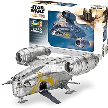 【中古】レーベル 06781 スターウォーズ:マンダロリアン ザ レイザー クレスト モデルキット 1:72 スケール、ニスなし